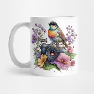 Spring Floral Camera Mug